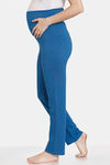 Coucou Bamboo Cotton Maternity Pyjama - Blue Horizon — thumbnail 1